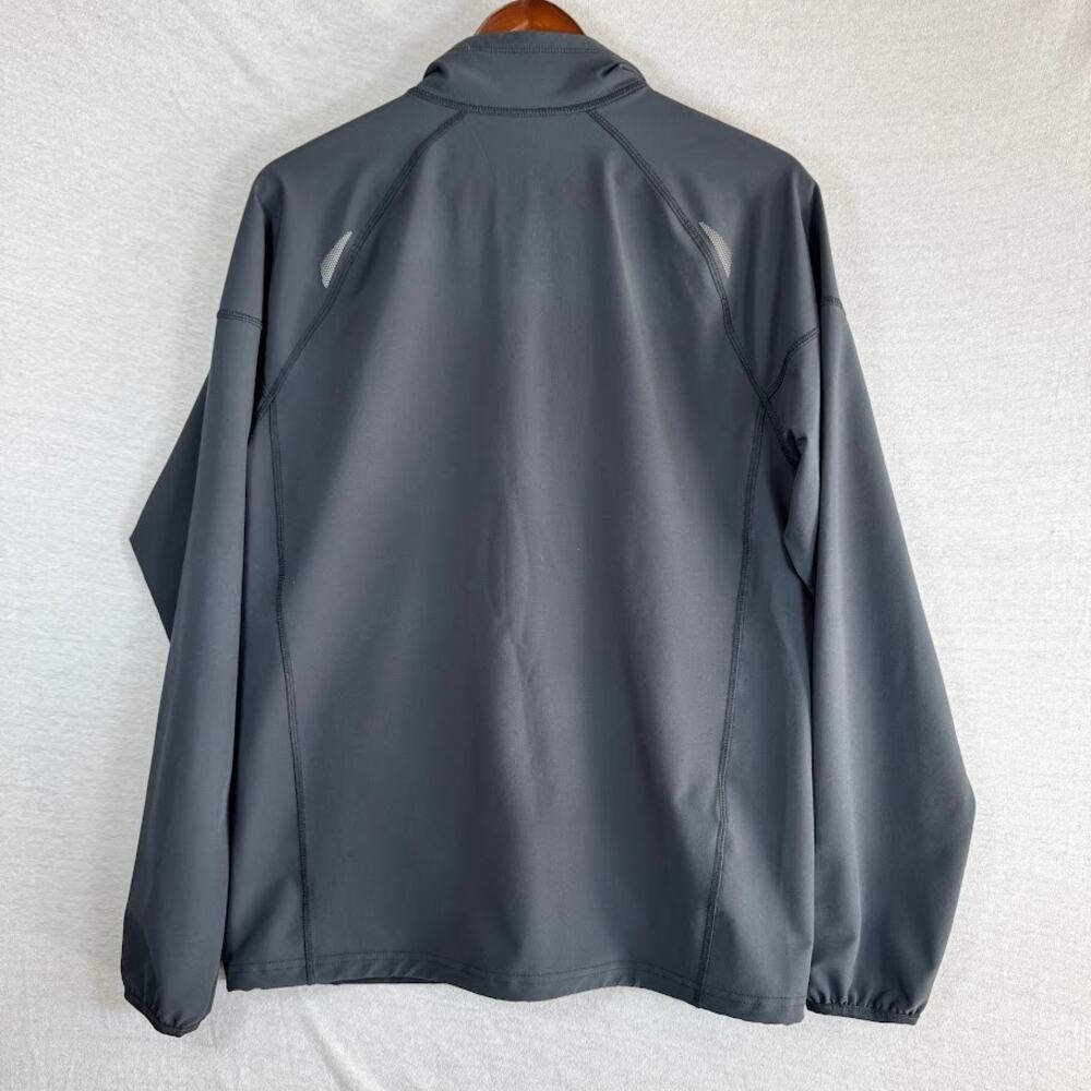 Eddie Bauer Softshell Jacket Full Zip Grey Lightw… - image 8